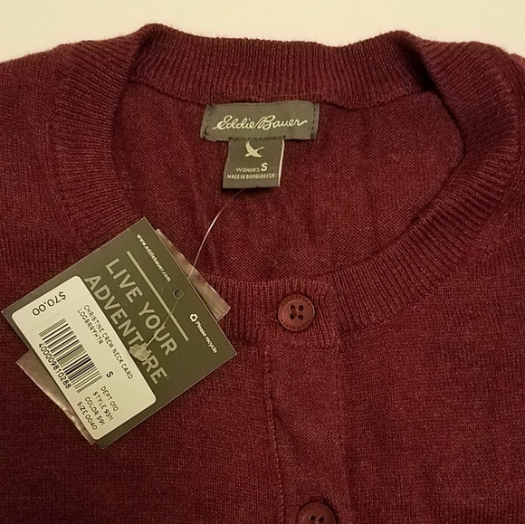 Eddie Bauer Christine Cardigan Crewneck 